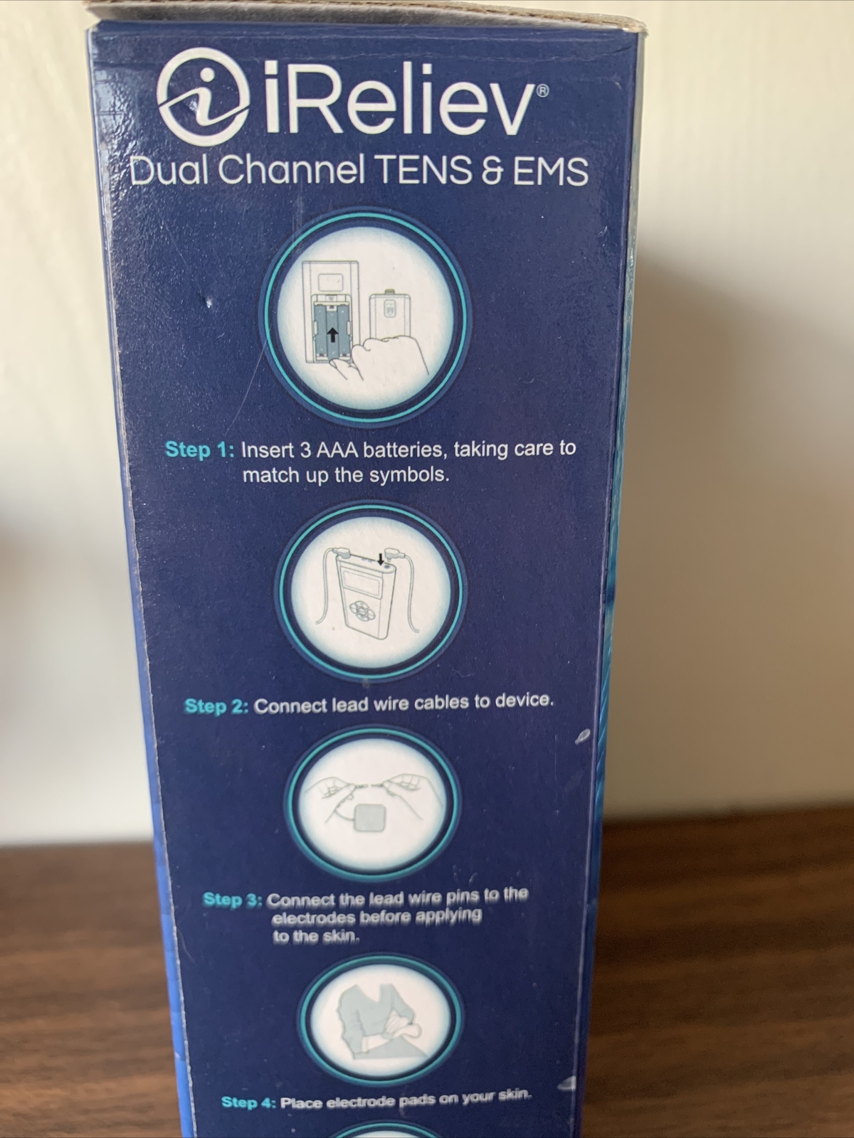 iReliev Wired Pain Relief System Tens Device – Model ET-7070 DD