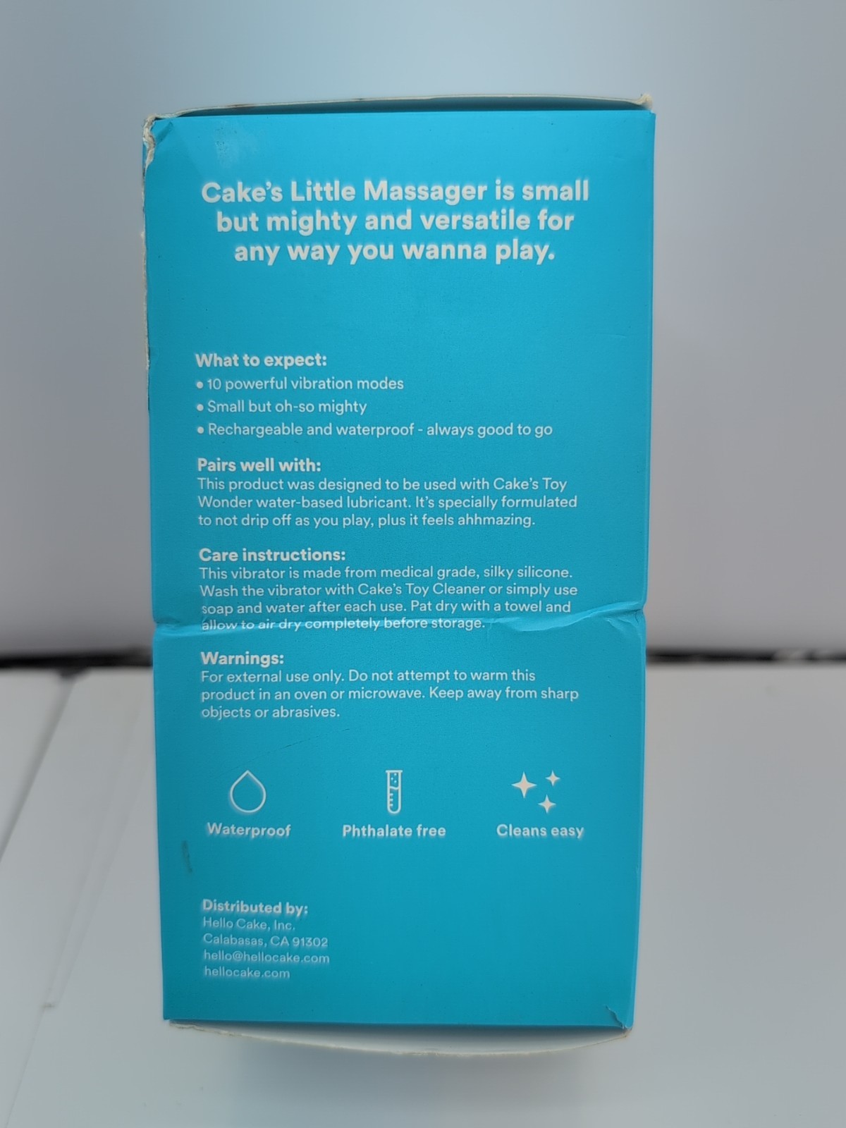 Hello Cake Little Massager Rechargeable Personal Massager “Brand new”