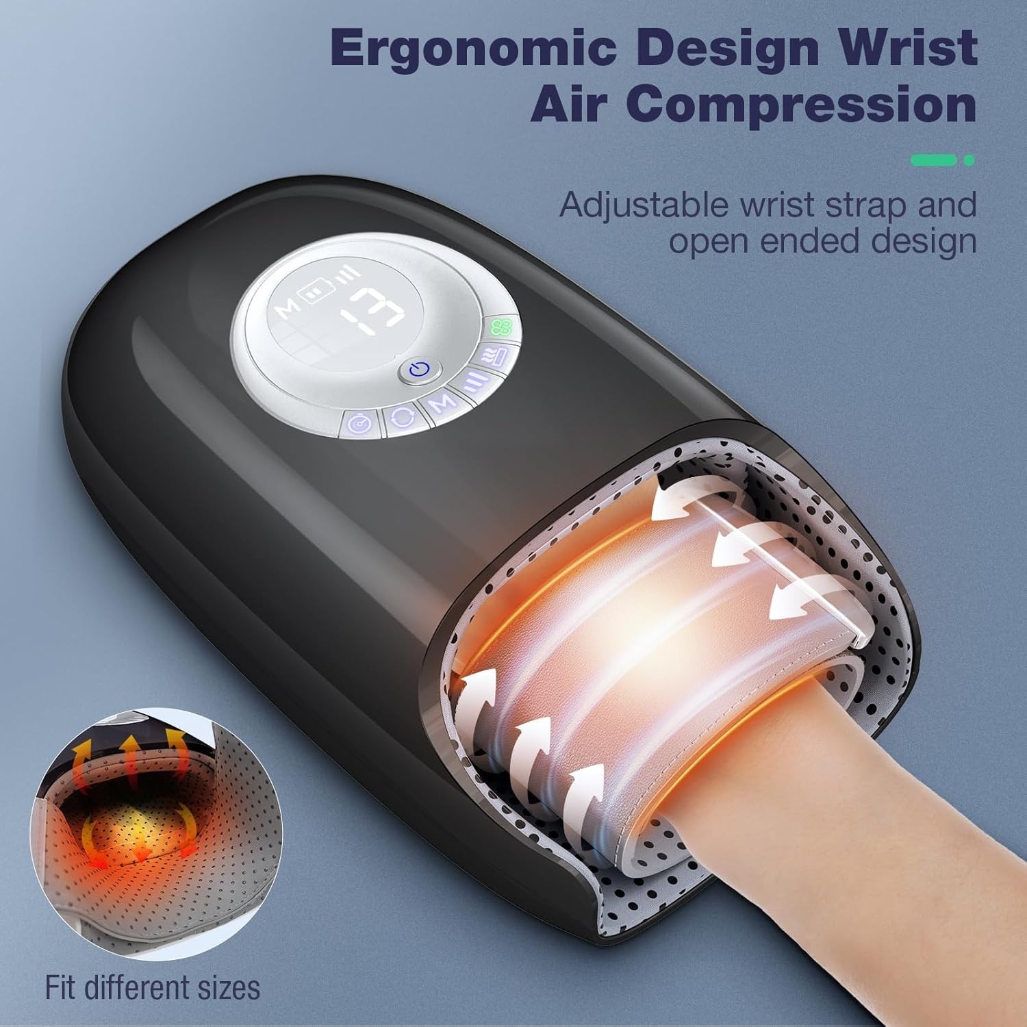 Hand Massager with Heat and Compression, 3D Machine for Arthritis and Carpal