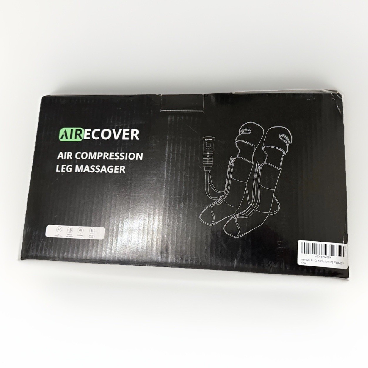 AIRECOVER Leg Compression Massager w/ Heat Circulation Lymphatic Drainage