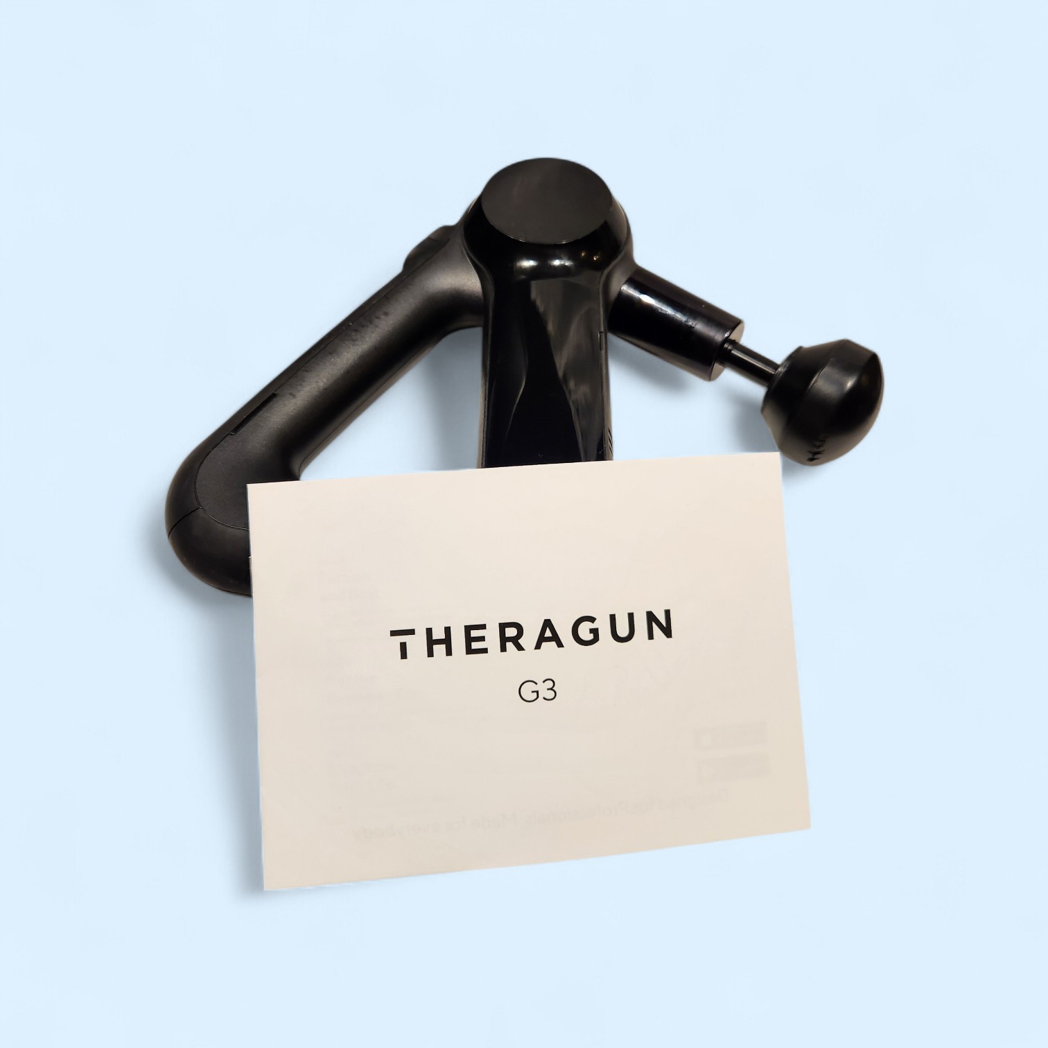 THERAGUN G3 Therabody Handheld Massage Gun w/ 5 Massage Heads, Charger & Case