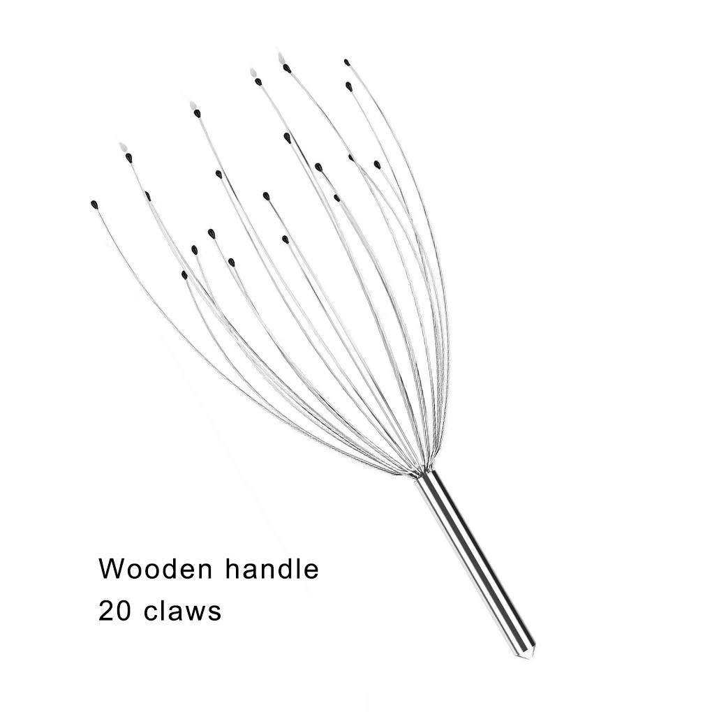 Head Massager Scratcher Tingler with 20 Fingers for Hair Scalp Deep Relaxation