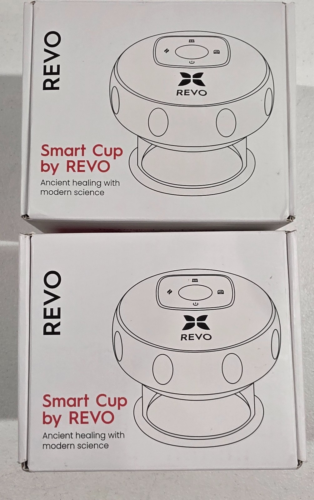 2 Pack REVO The Original 4-in-1 Smart Cupping Therapy Massager
