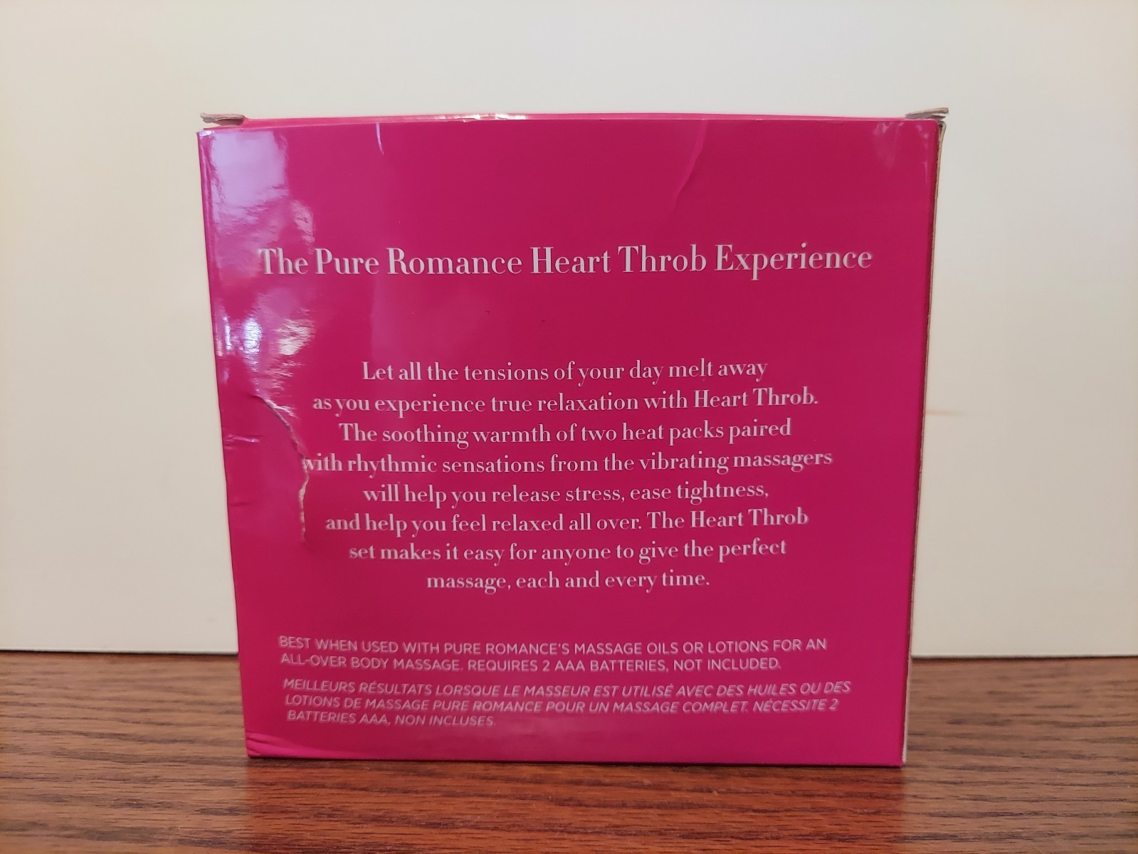 Pure Romance-Heart Throb-Reusable Heart-shaped Heat Packs+ 2 Vibrating Massagers