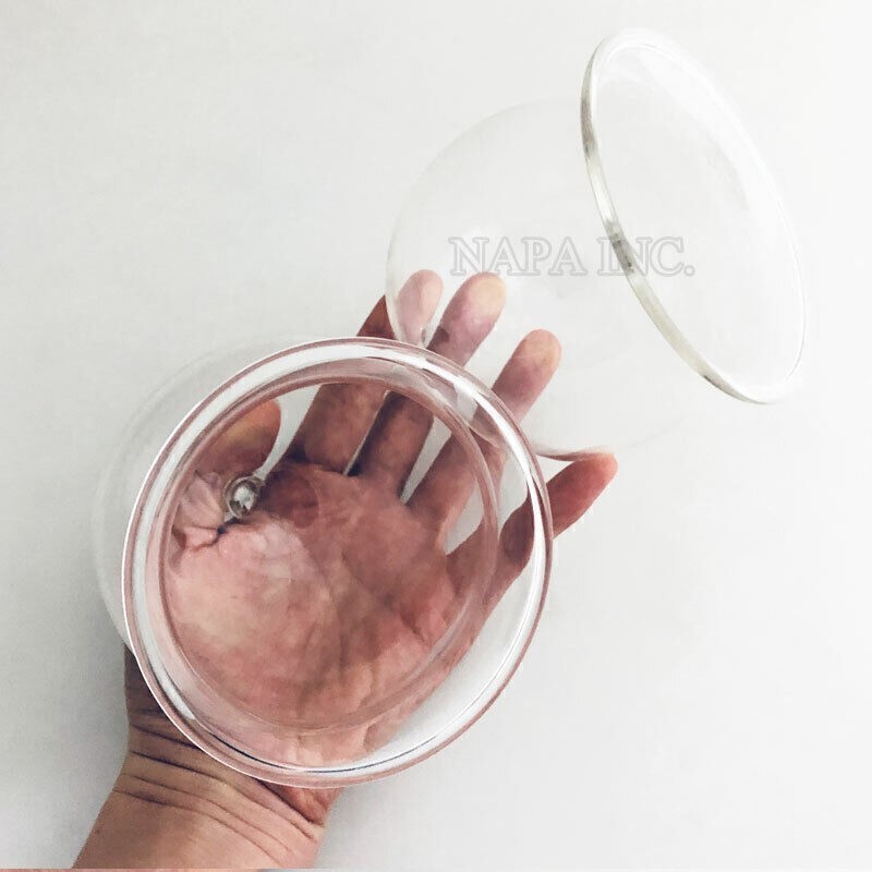 2PCS 9cm Vacuum Cupping Glass Cups Replacement For Vacuum Breast Beauty Machine