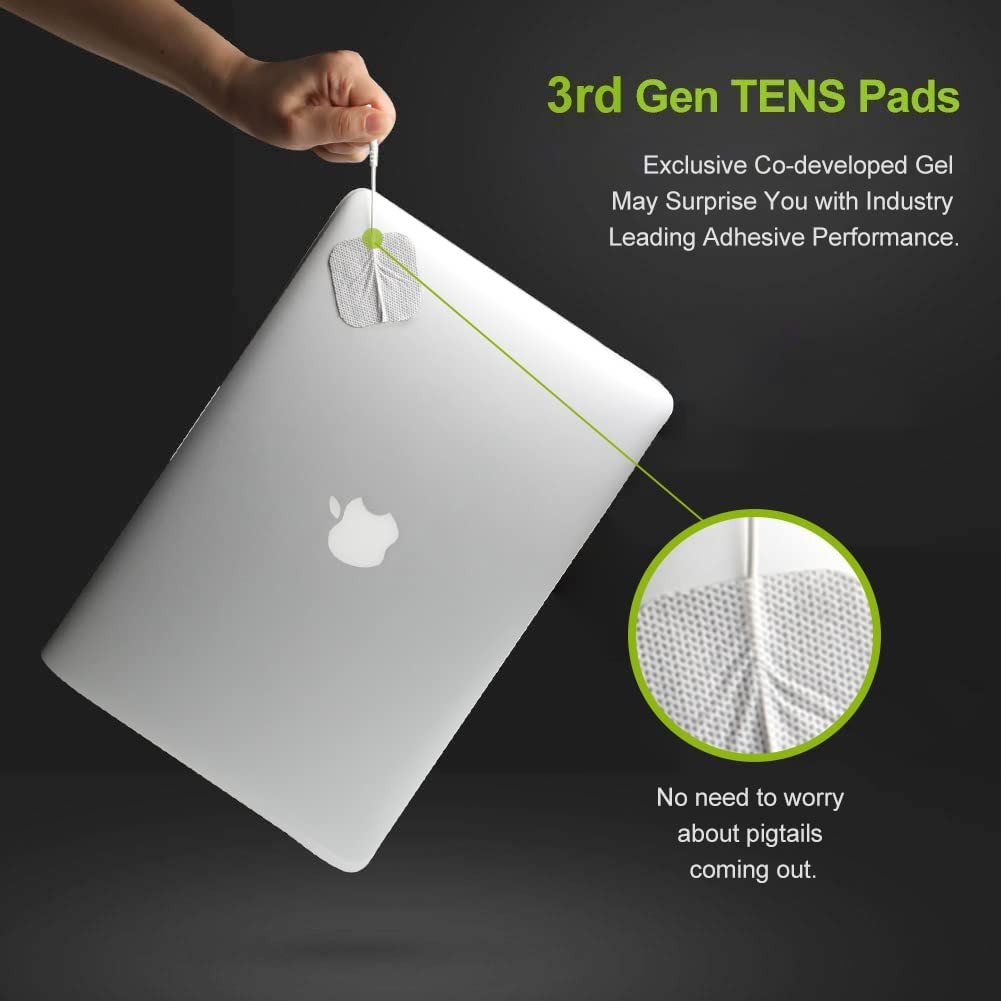 Parches de electrodos – Unit Pads 2X2 20 Pcs,3rd Gen Latex-Free Pads