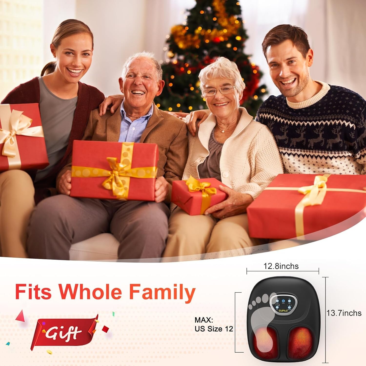 RENPHO RF-FM059R Foot Massager Machine – Black