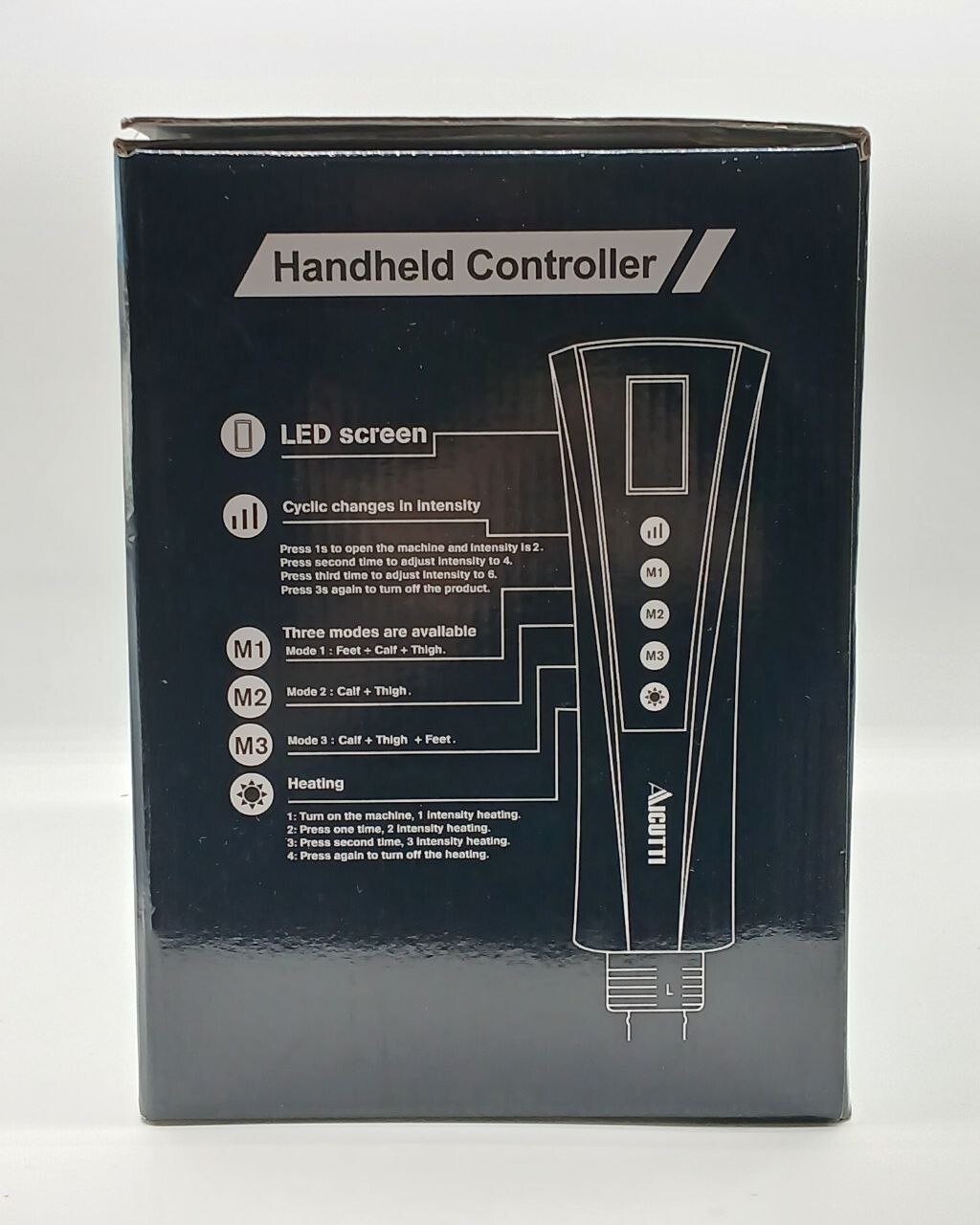Aicutti Air Compression Full Wrap Leg Massager Model LF-FT003/AI03 3 Modes Blue
