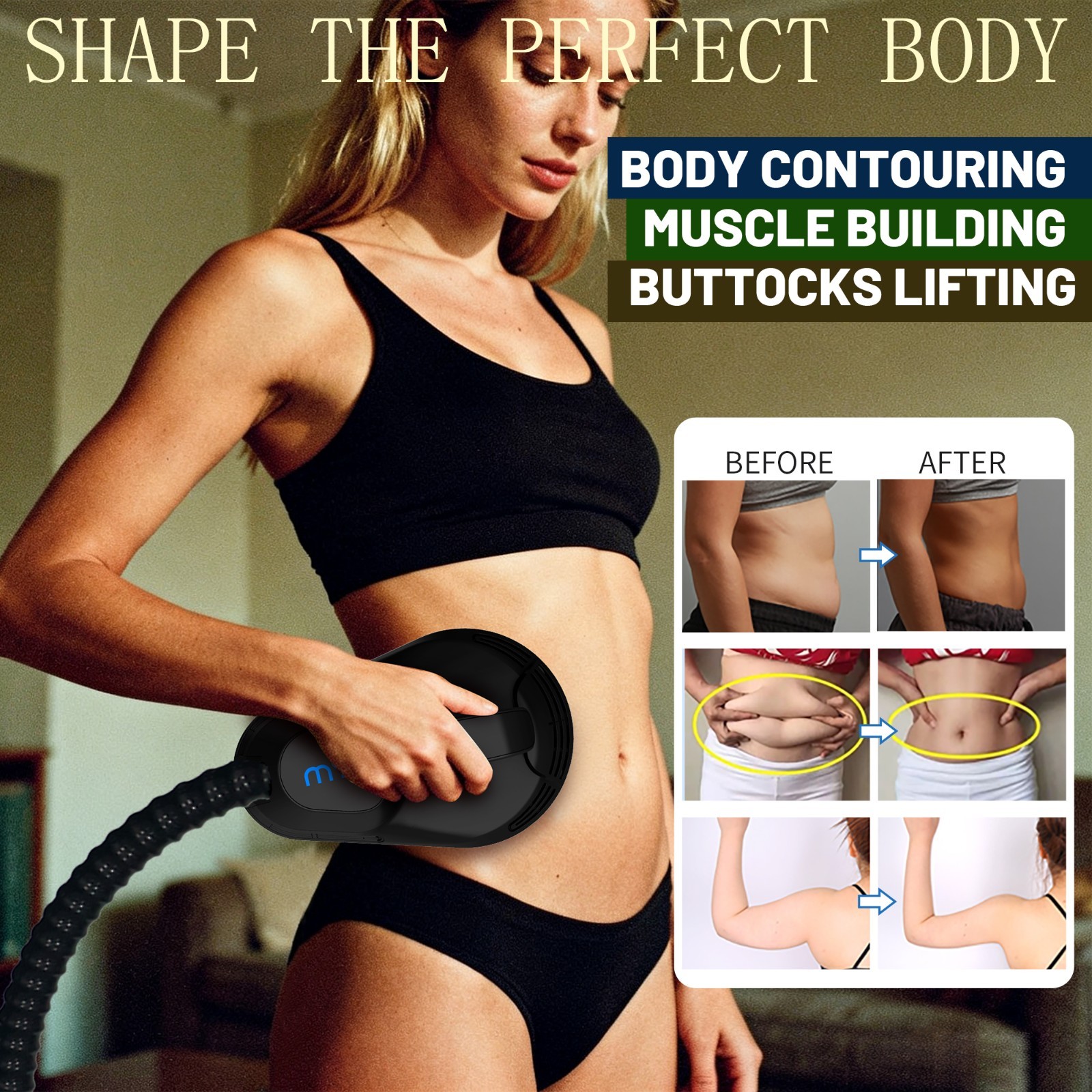MYOSLIM Neo Body Sculpting Fat Burning Body Slimming Build Muscles Machine