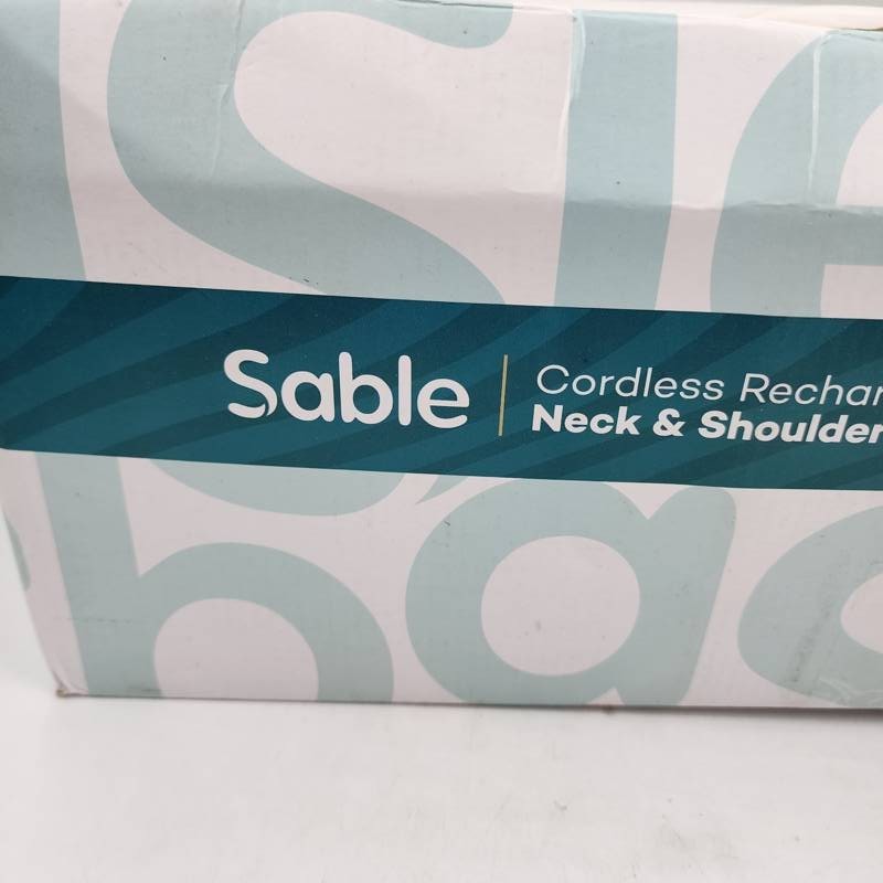 Sable Cordless Rechargeable Shiatsu Neck & Shoulders Massager Black
