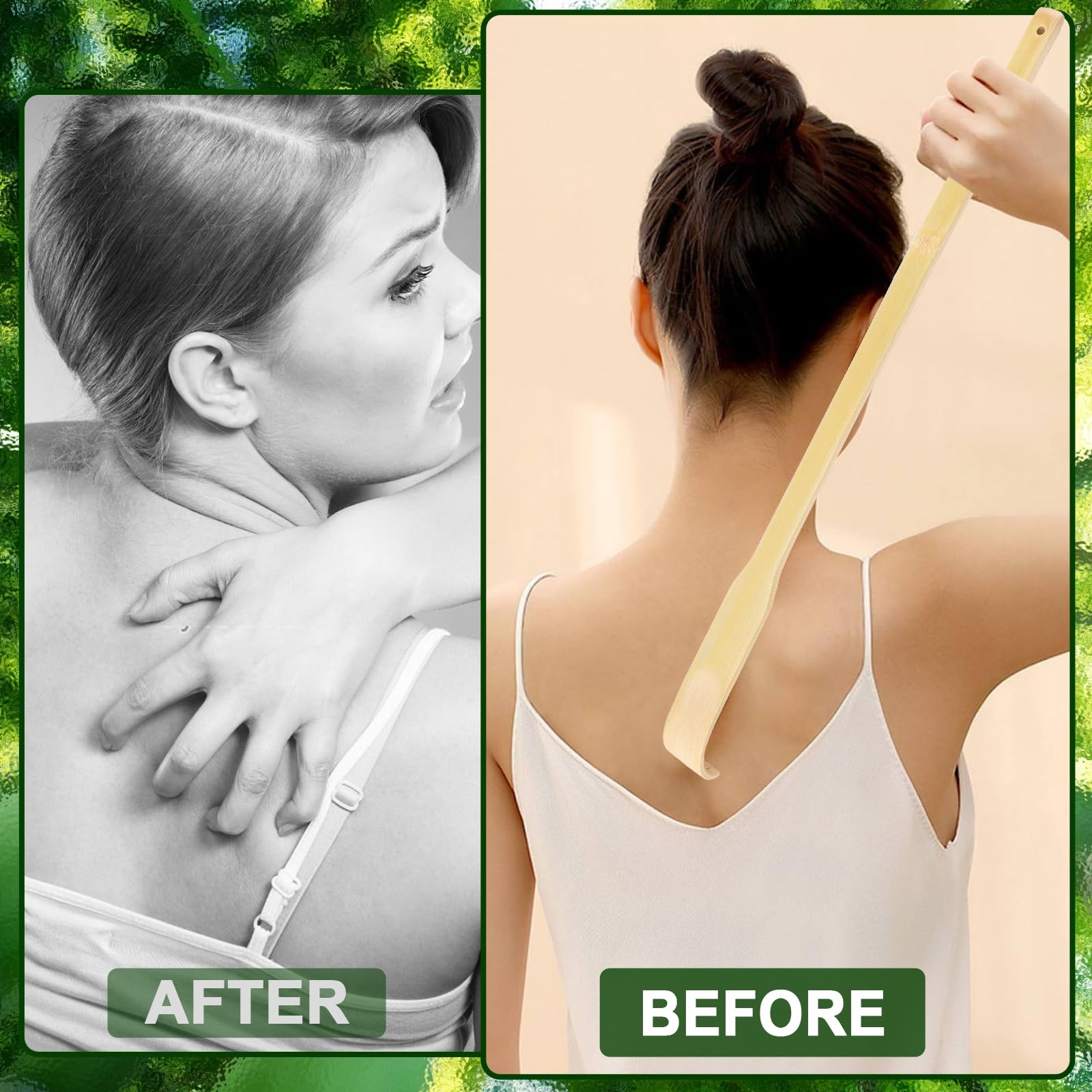 Bamboo Back Scratcher 30Pcs, Christmas Stocking Stuffers Bulk Party Game Priz…