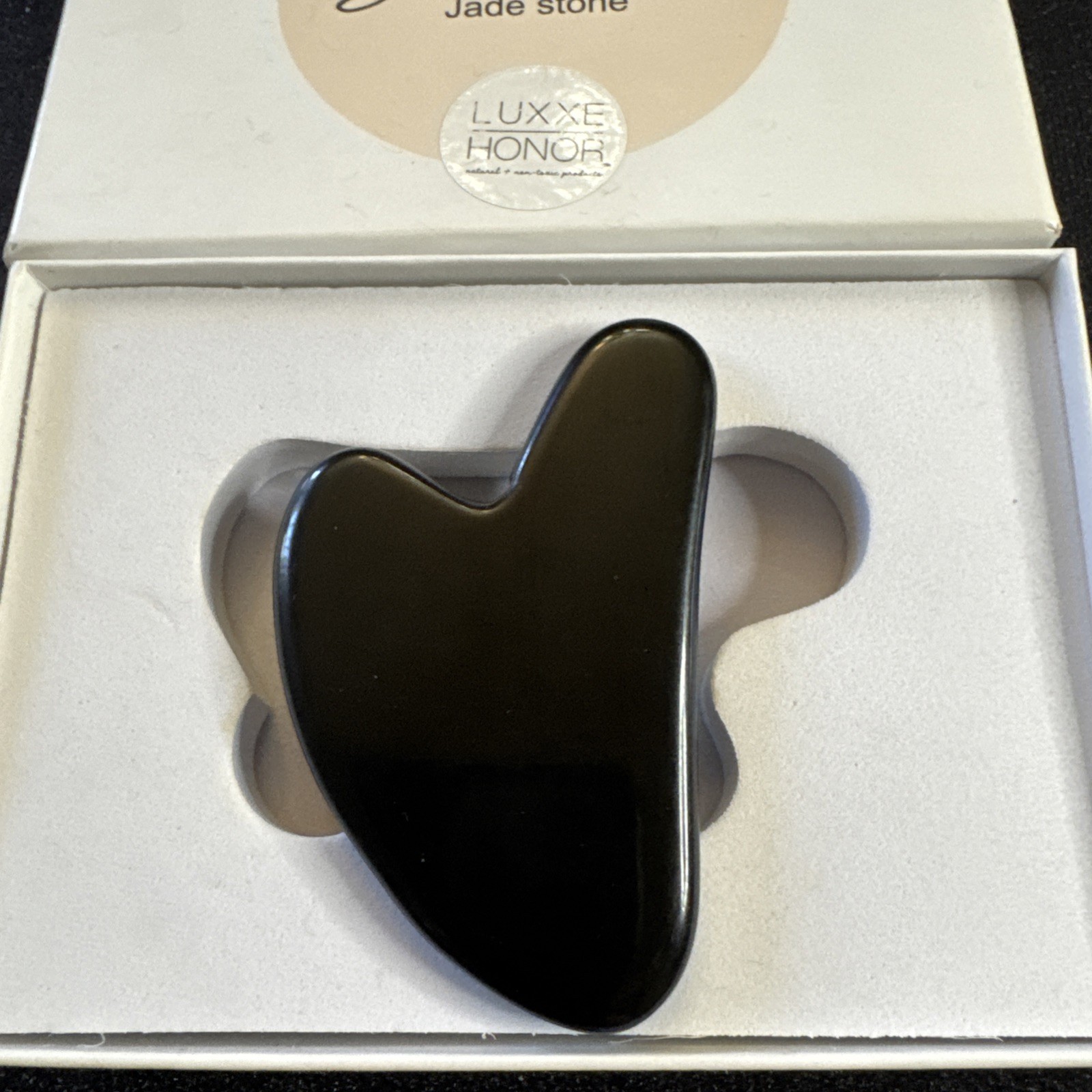 Jade Gua Sha Facial Skin Care Anti Aging Stimulate Collagen Wrinkle Minimizer