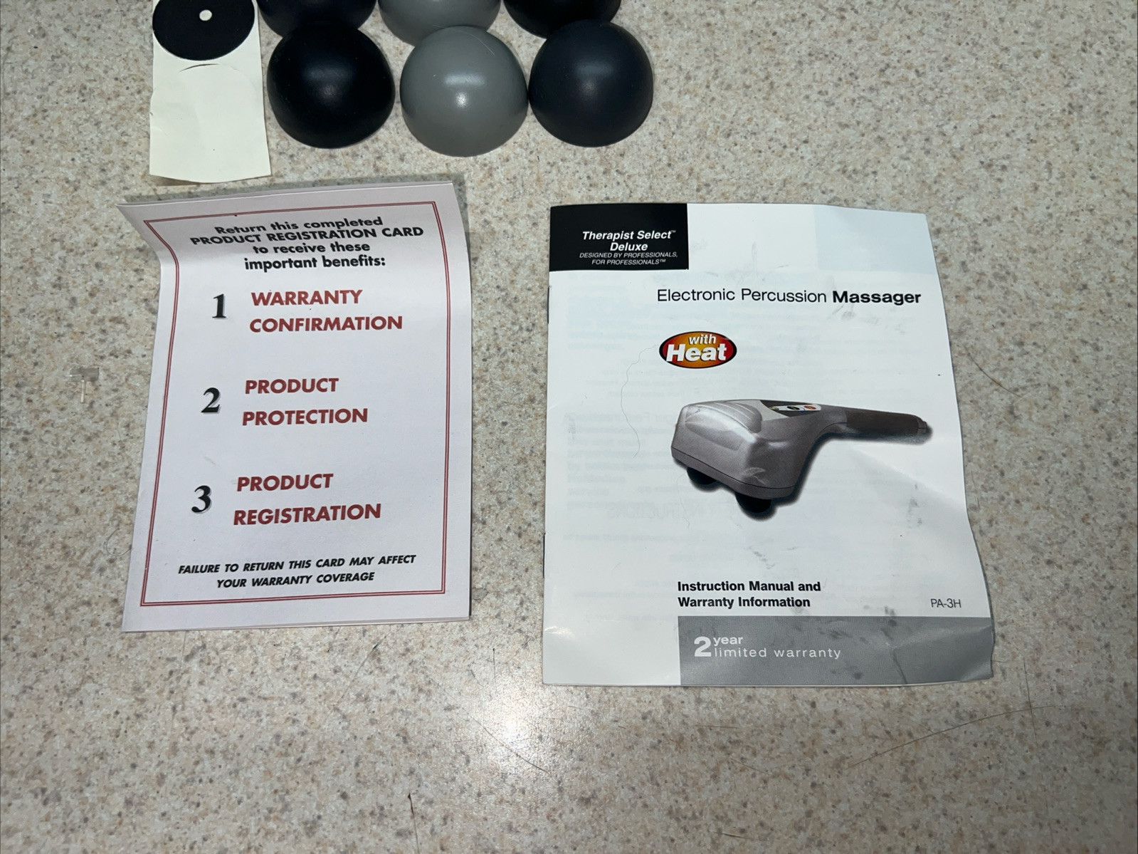 Homedics Therapist Select Deluxe Electronic Percussion Massager w/ Heat PA-3H