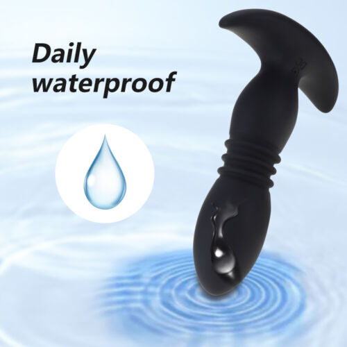 Multi Speed Telescopic Prostate Massager Vibration Machine Women Men Waterproof