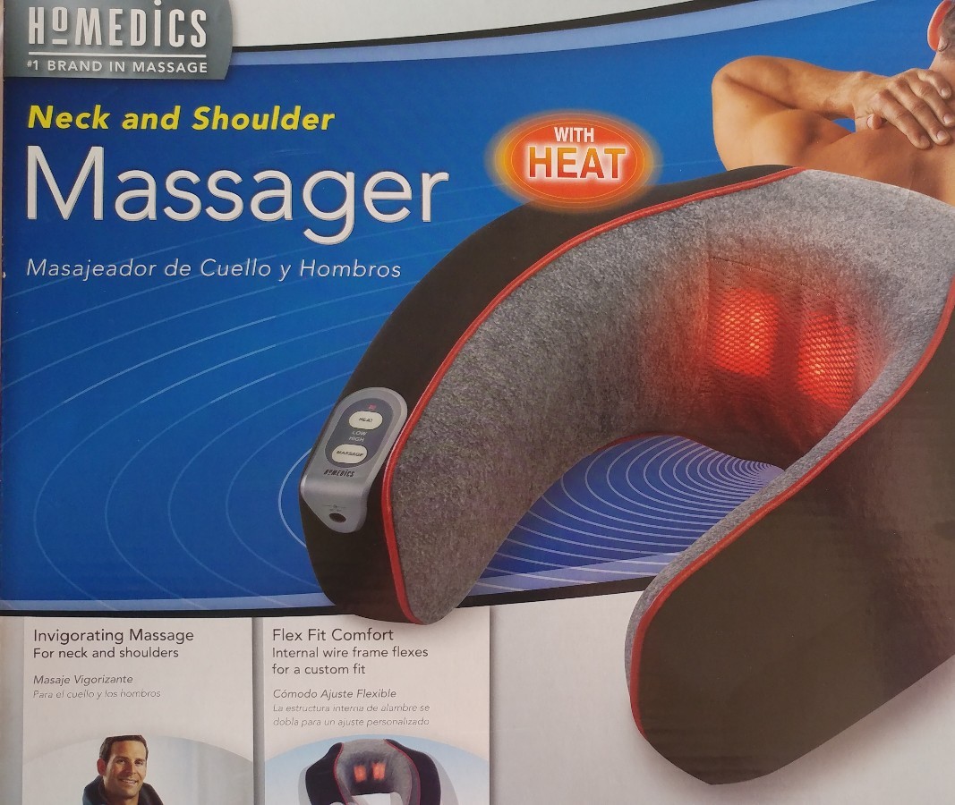 Homedics Neck Shoulder Massager with Heat NMSQ-200-2 EUC