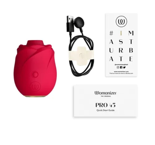 Womanizer Pleasure Air Rose Personal Massager