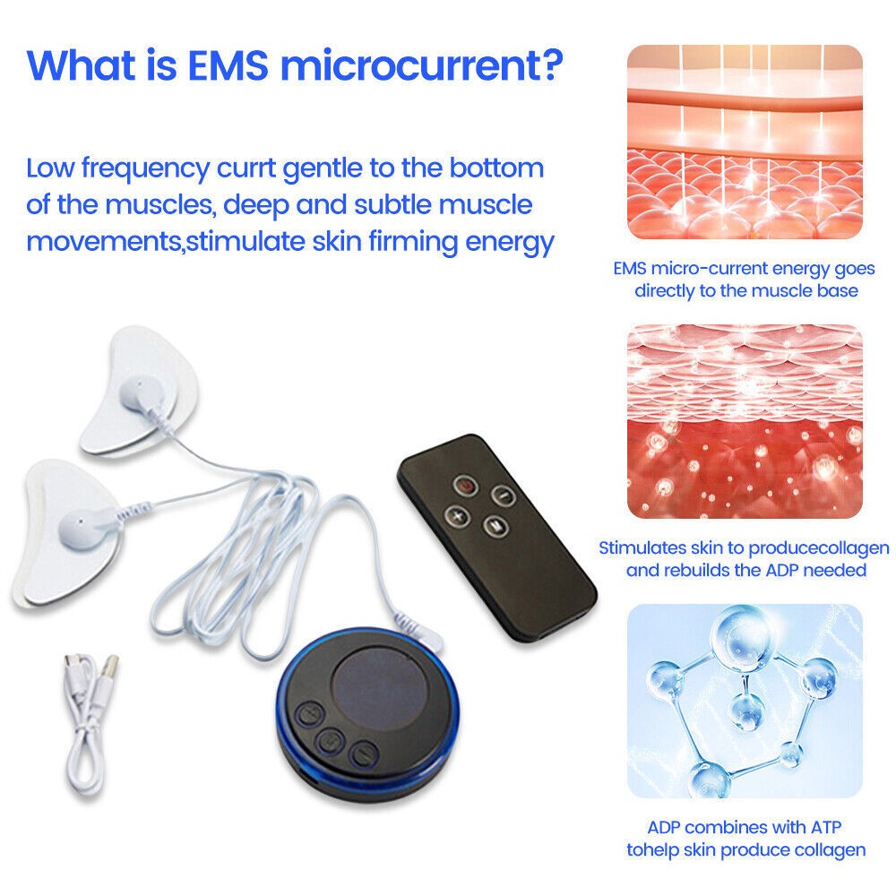EMS Facial Body Muscle Stimulator Electrode Face Cheek Slimming Beauty Massager