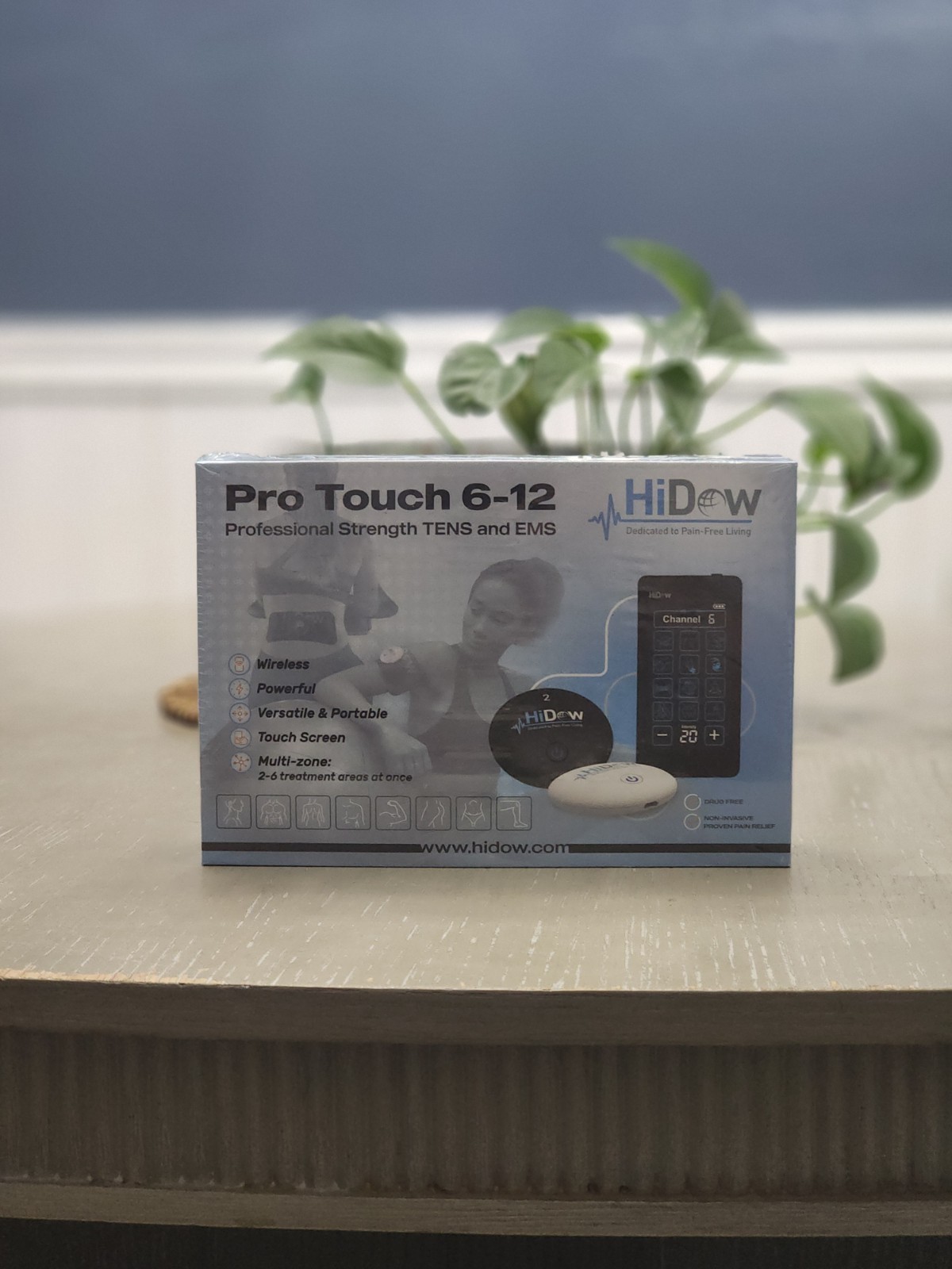 HiDow Pro Touch 6-12 Professional Strength TENS/EMS Device