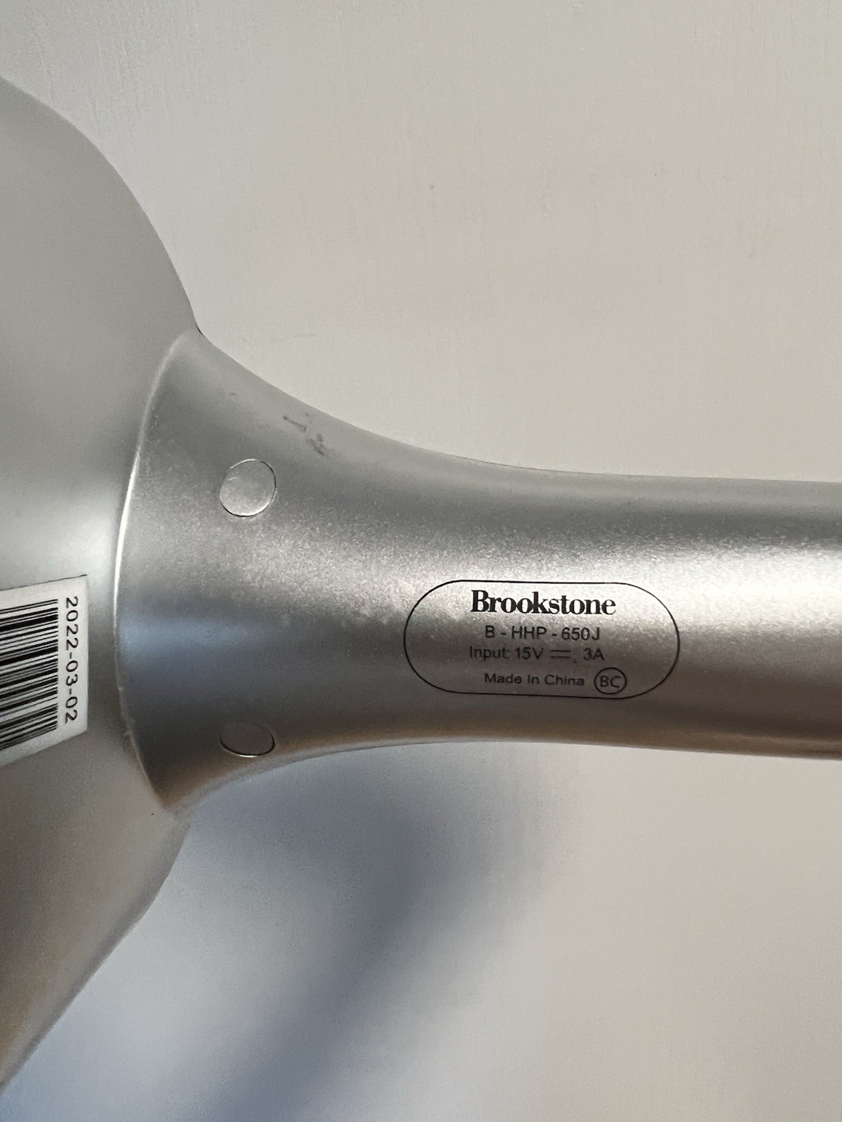 Brookstone Max 2 Dual Node Percussion Massager 3 Program 5 Speeds F-210 Works