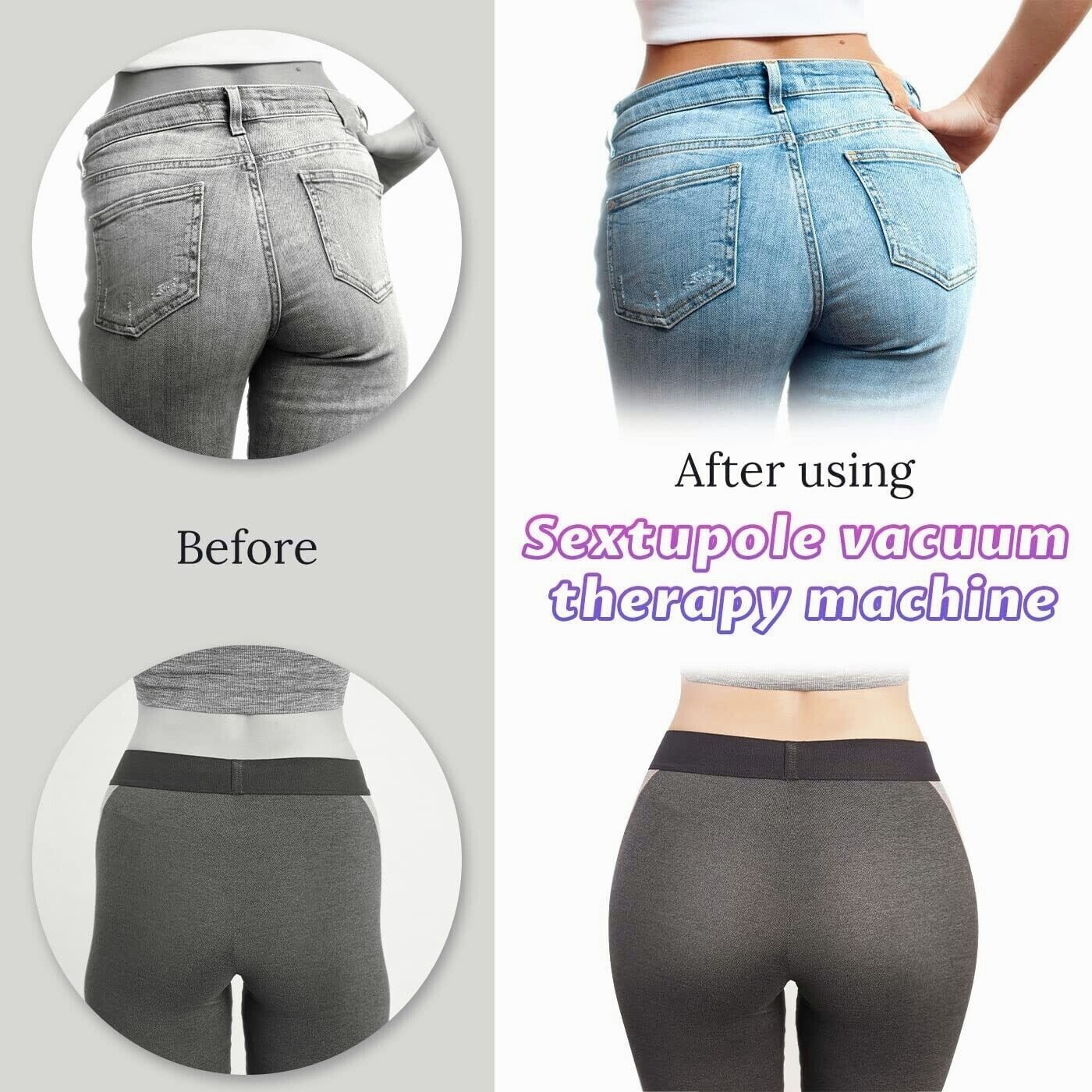 Touch Screen Breast & Butt Lift Body Sculpting Vacuum Therapy Machine 150ML Cups