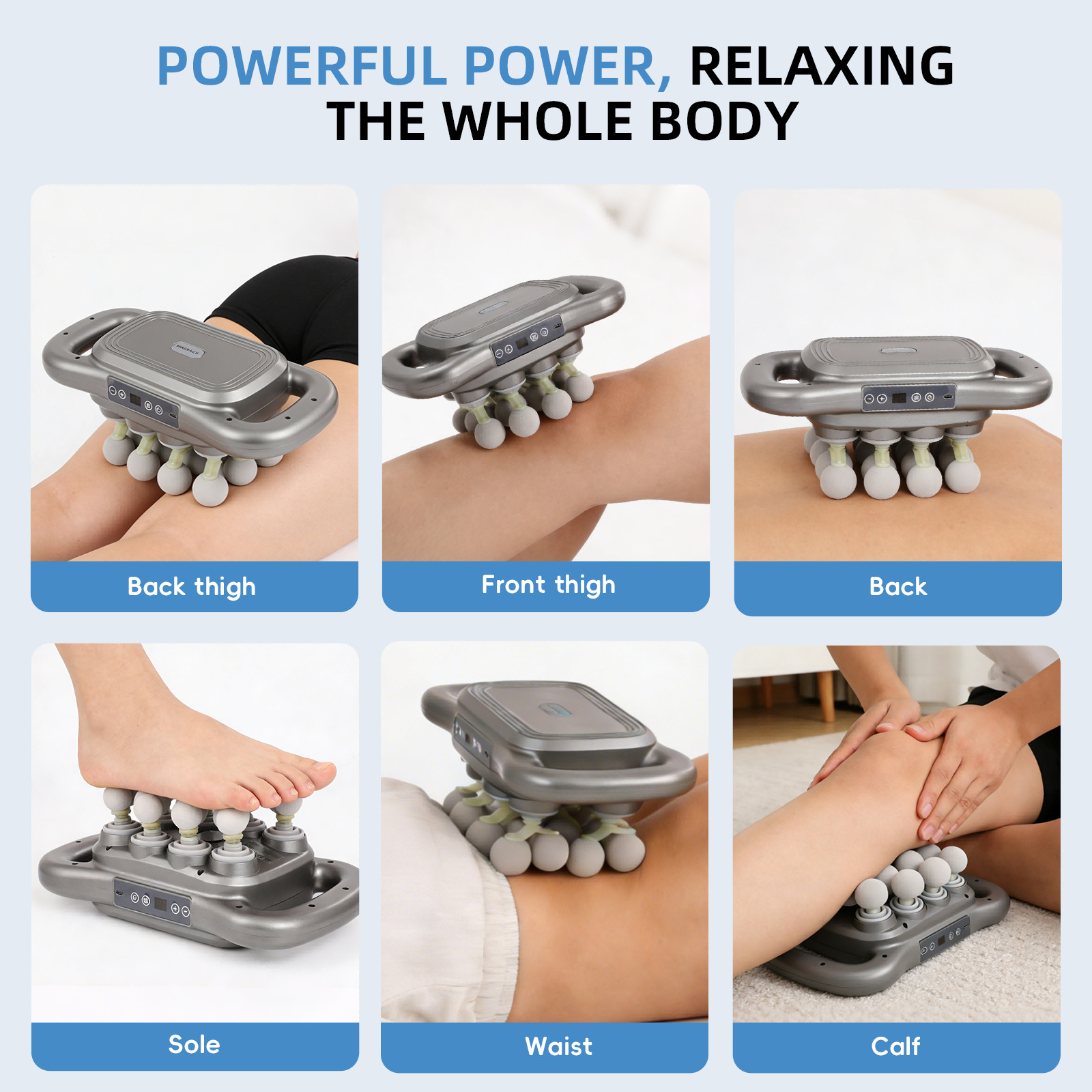 16 Head Full Body Massage Gun – Targeted Deep Tissue Percussion Massager
