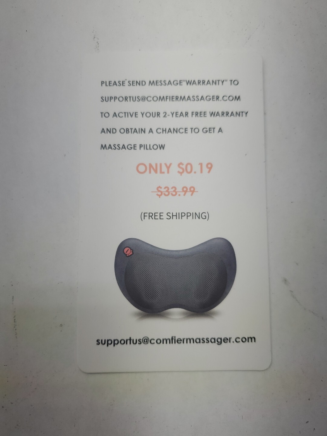 COMFIER CF -2317 Neck and Back Massager
