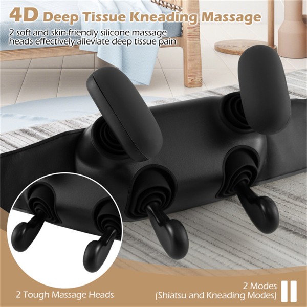 Neck Shoulder Massager – 4D Deep Tissue Kneading, 2 Modes & 2-Level Heat , Hands