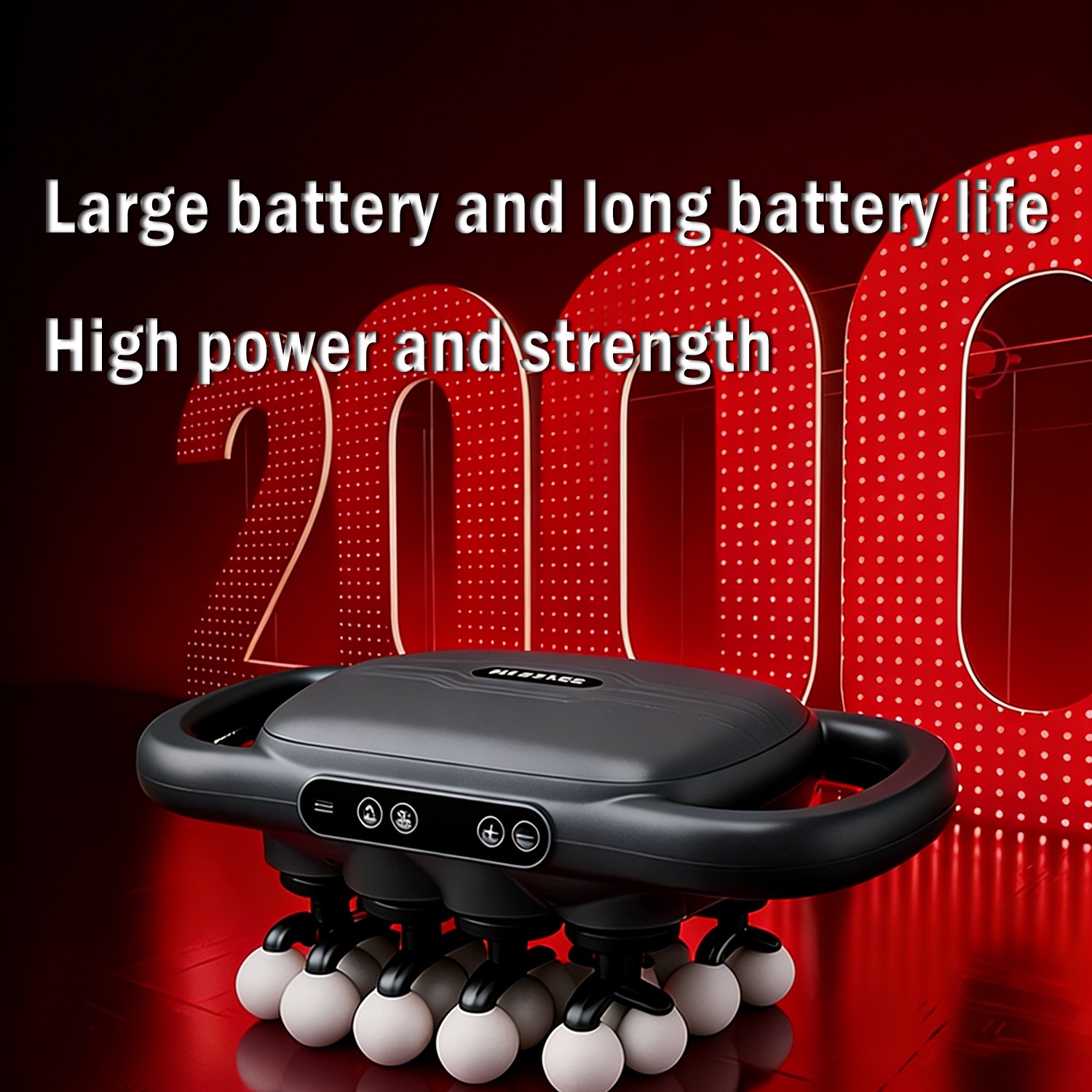 16-Head Massage Gun Set with 9 Levels & 9 Modes, Massage Gun Deep Tissue Neck