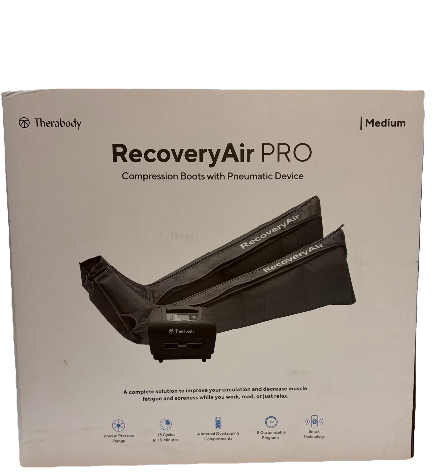 Therabody RecoveryAir Pro Compression Boots – Medium