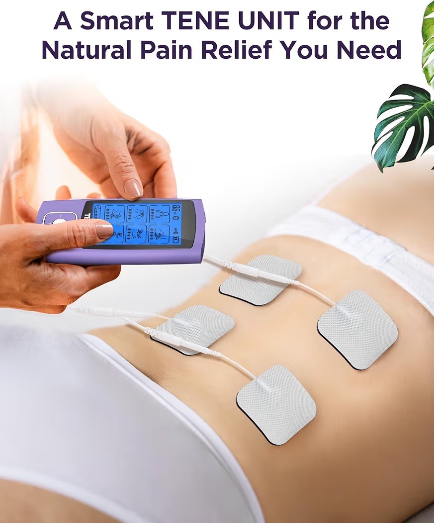 TENS Unit Muscle Massager 24 Modes EMS Machine for Pain Relief Complete W Pads