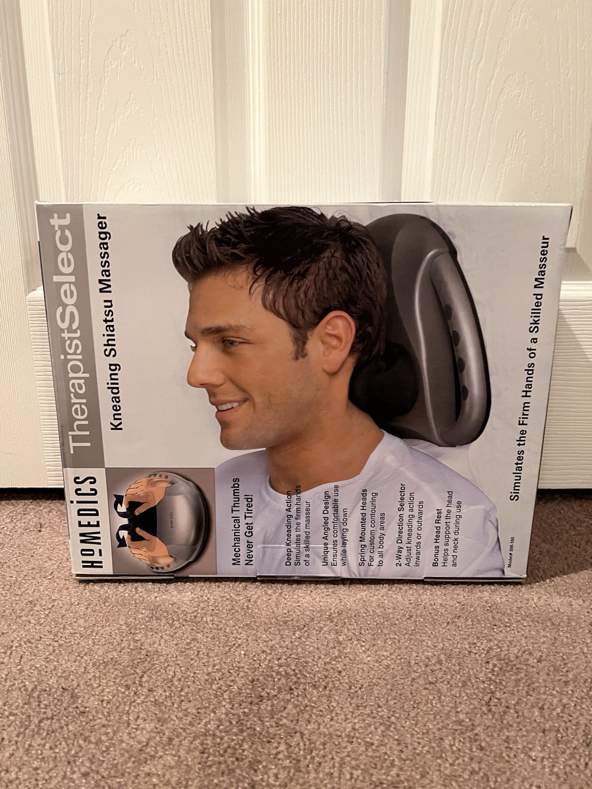 HoMedics TherapistSelect SM-100 Kneading Shiatsu Massager Neck Back Foot
