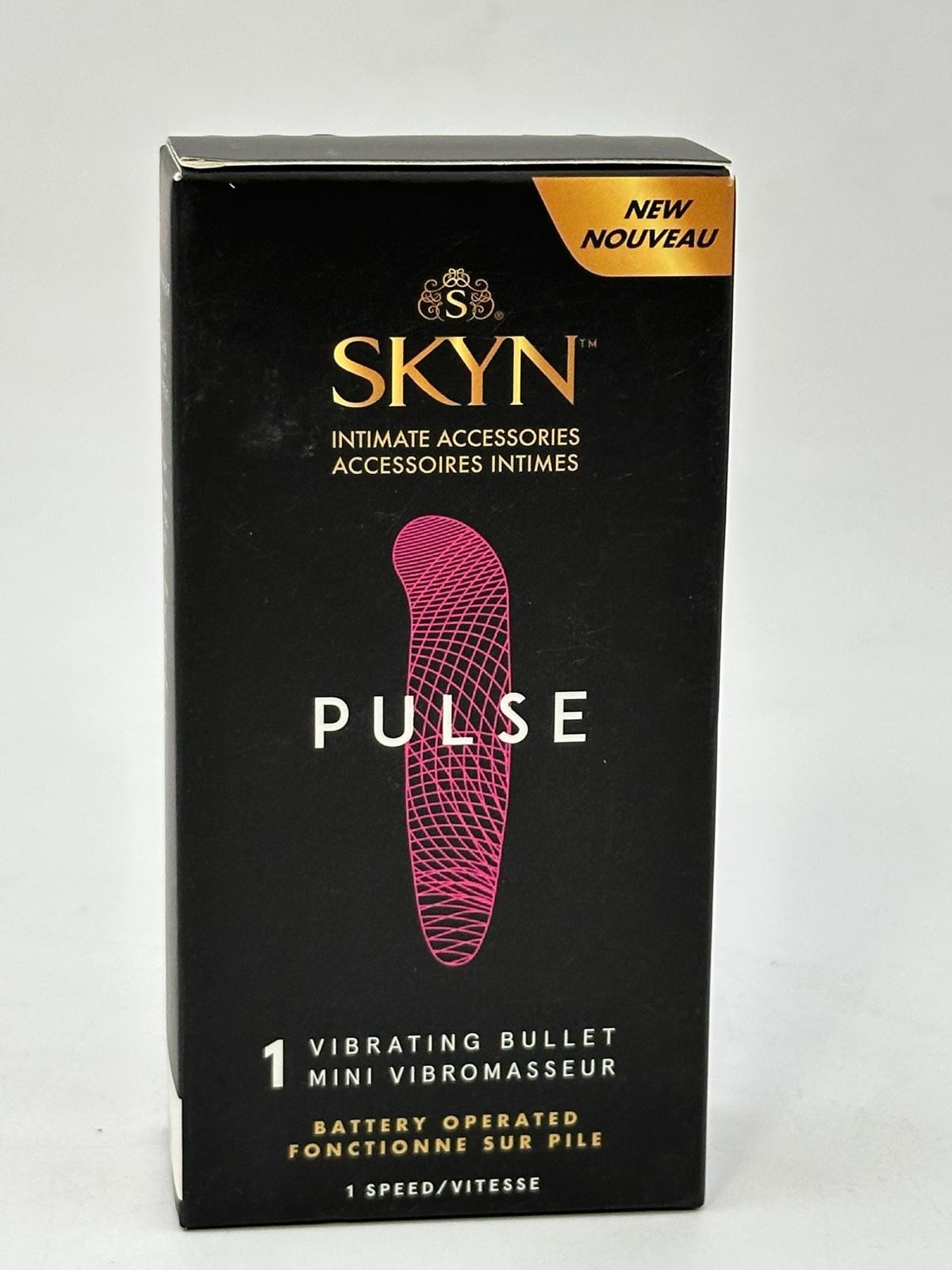SKYN PULSE Vibrating Bullet – Mini Vibromasseur – Battery Operated – 1 Speed