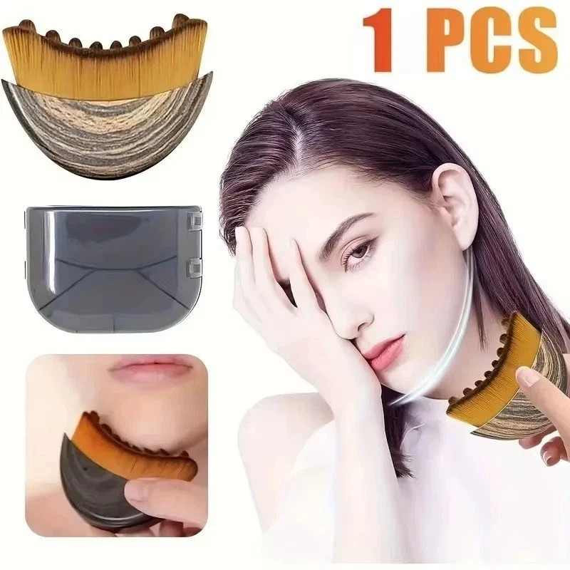 Lymphatic Drainage Massage Face Lymphatic Contour Brush Dry Brushing Face Brush