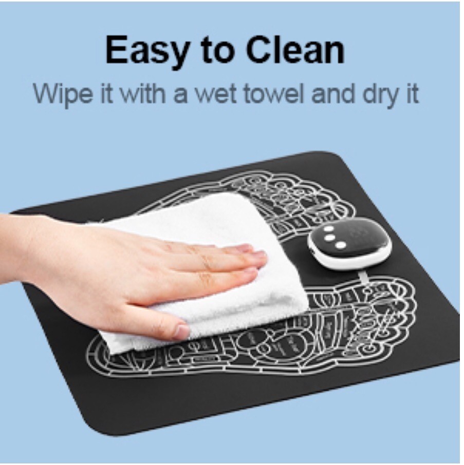 Phixnozar EMS Foot Massager Mat with 8 Modes and 19 Intensity Levels