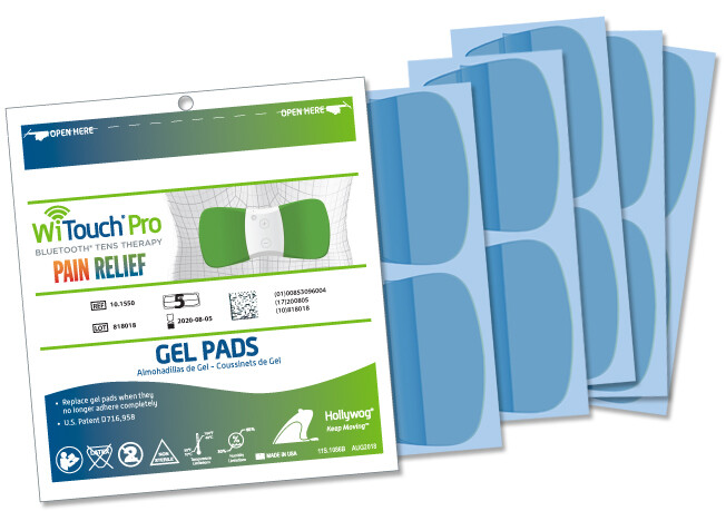 WiTouch Pro & Aleve Direct Therapy TENS Gel Pad Refills – 1 pack of 10 pads