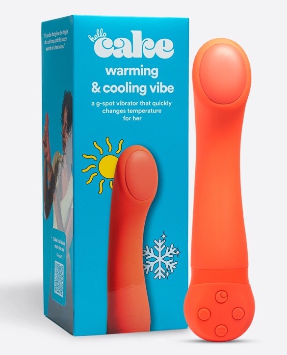 Hello Cake Warming & Cooling Vibe – Personal Massager with Warm & Cool READ DE