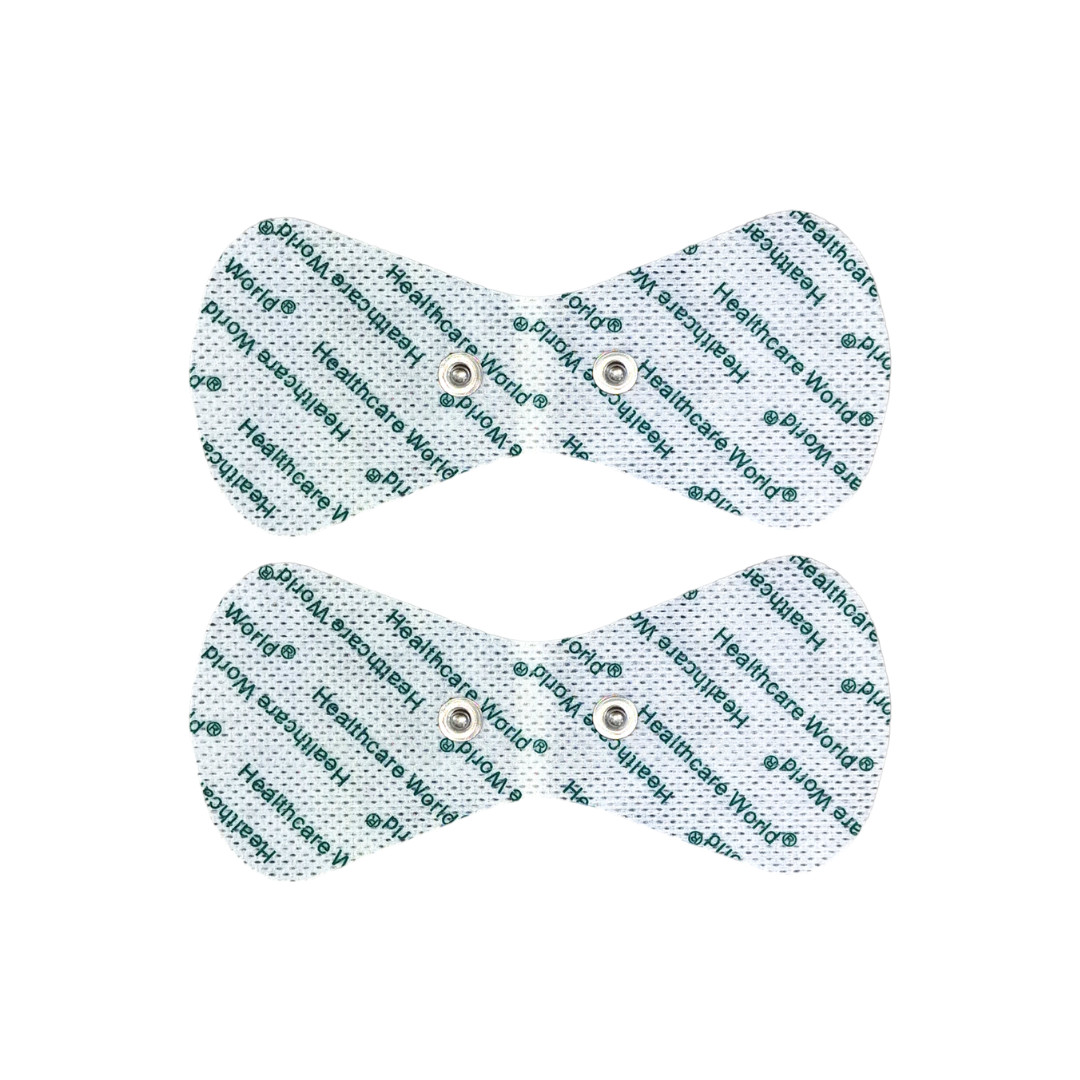TENS Electrode Pads With 3.5mm Stud Butterfly Shaped – Pack of 2