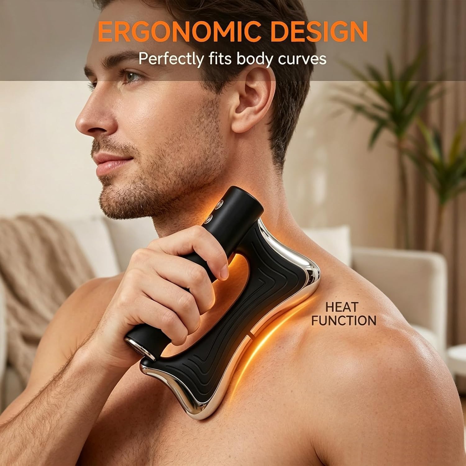 Sculptwave Full Body Contouring Device,Electric Fascia Knife Massager Heating an