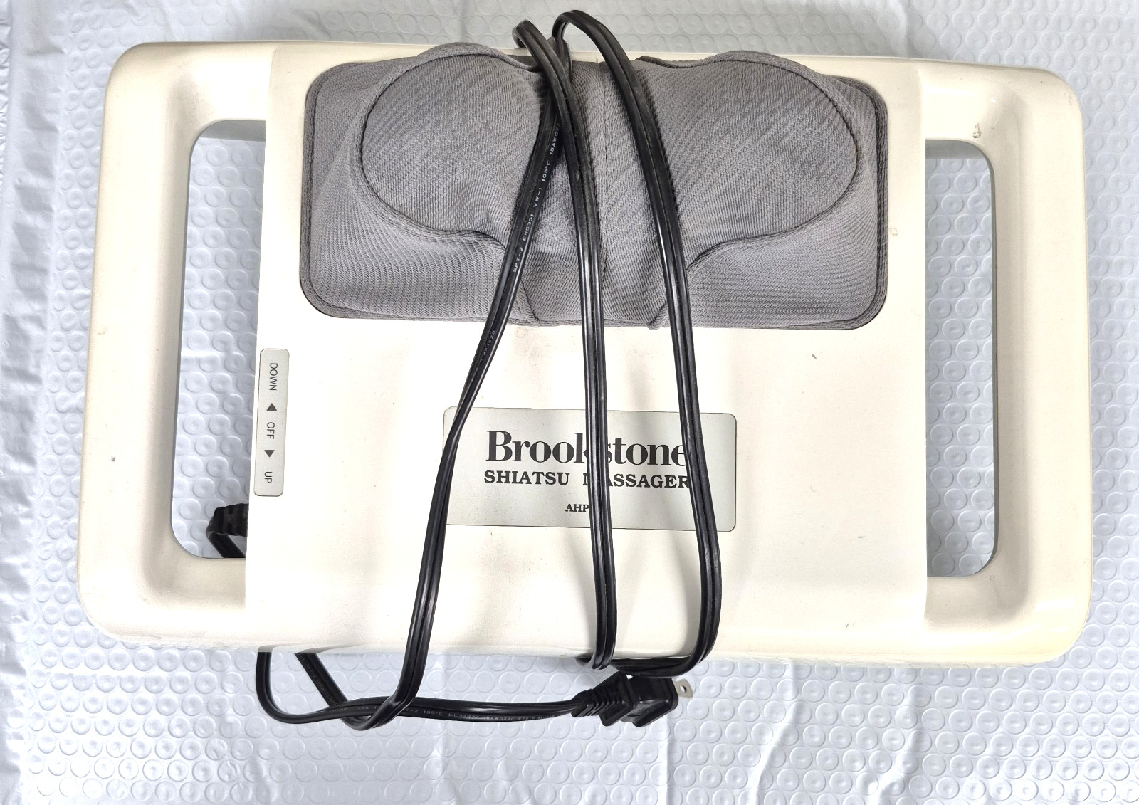 BROOKSTONE Shiatsu Massager Model AHP-K5, Tested and Works