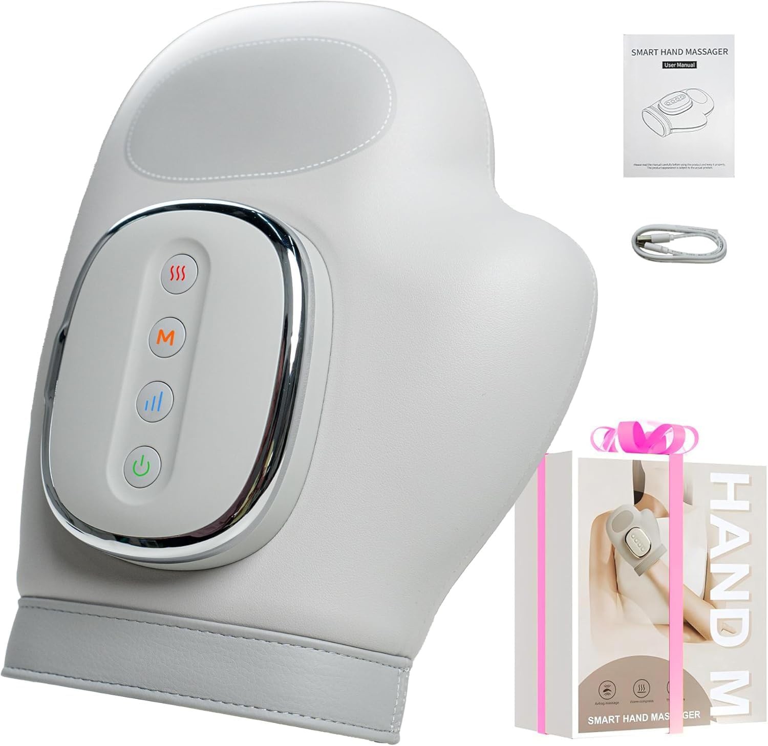 2026 Smart Hand Massager with Heat and Compression –3 Modes For Hand Pain Relief