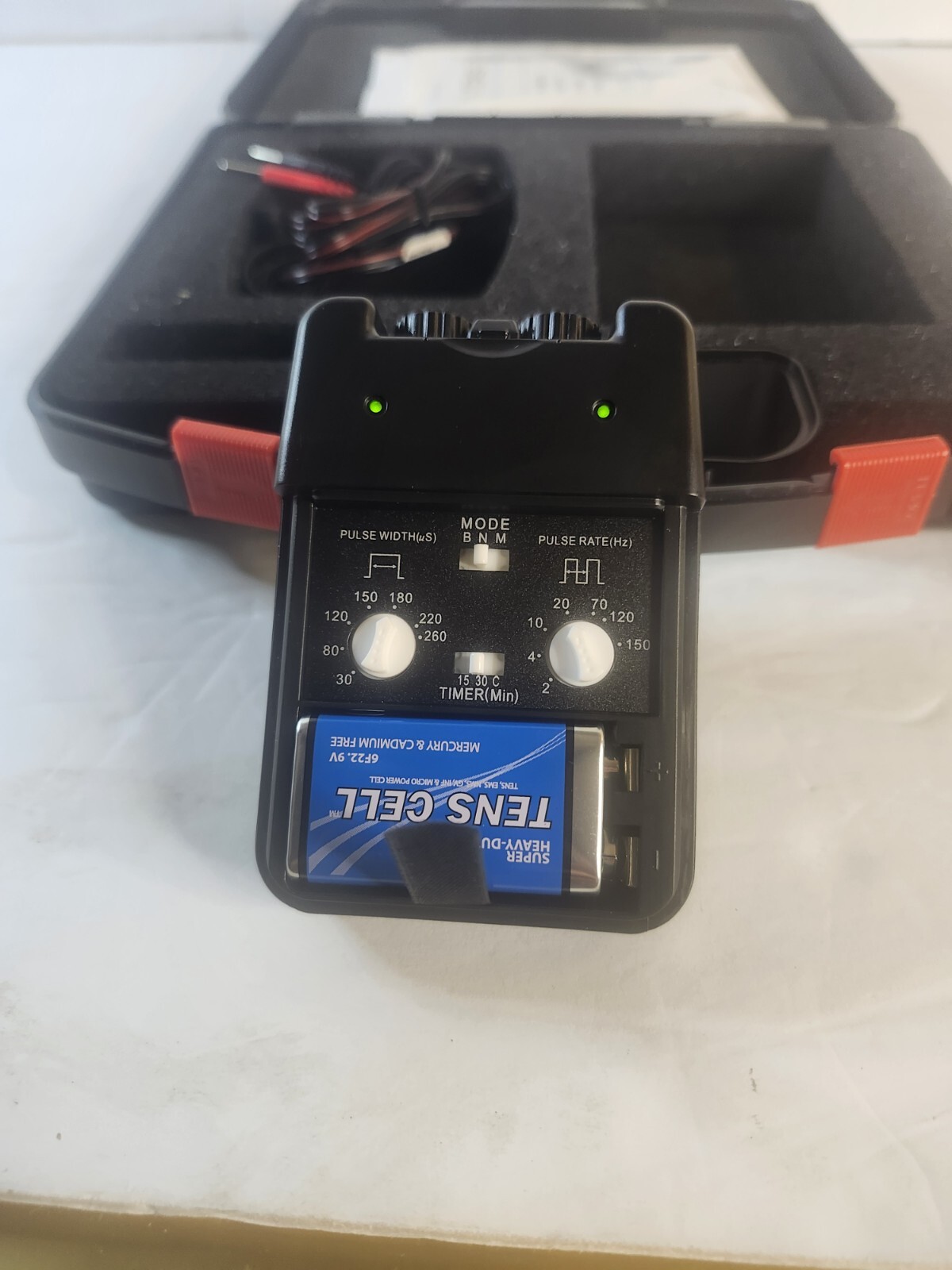 TENS 3000 Transcutaneous Nerve Stimulation massage back, leg, and hip pain