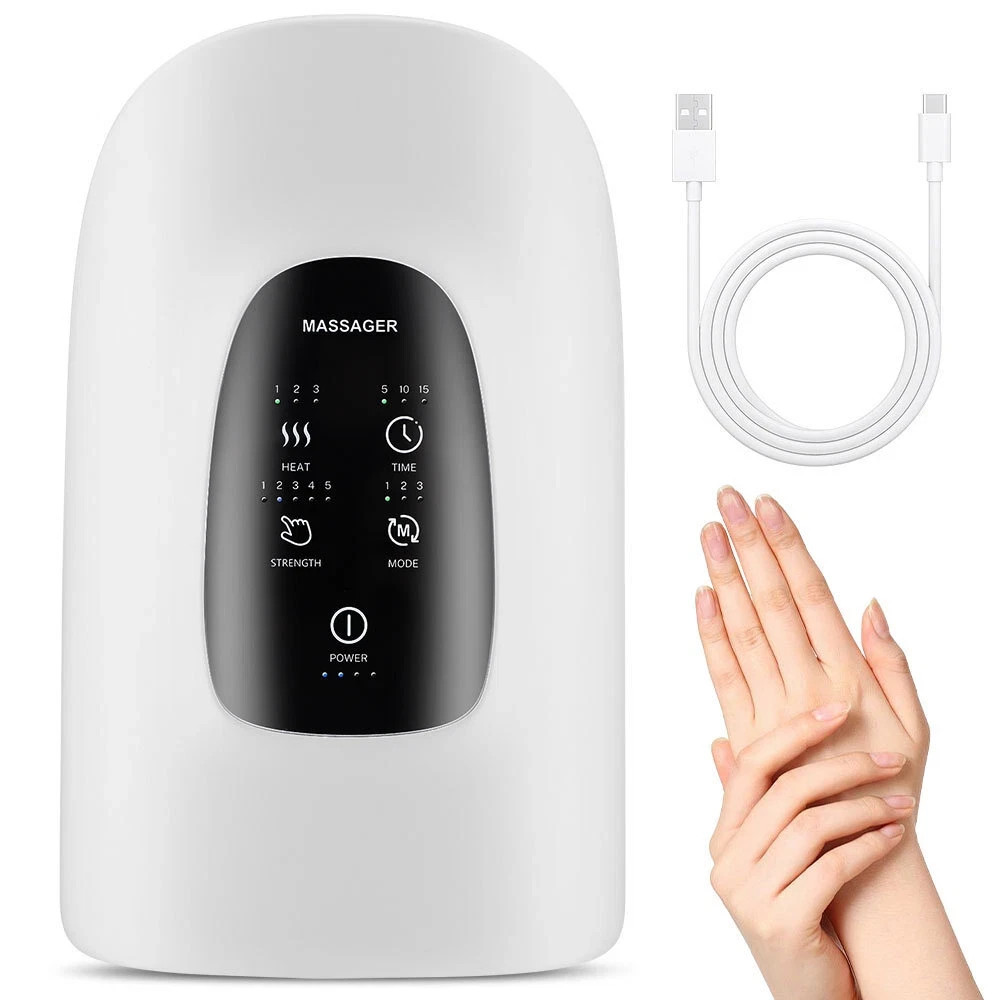 Adomii Hand Massager with Heat and Compression – Personal Massage Machine