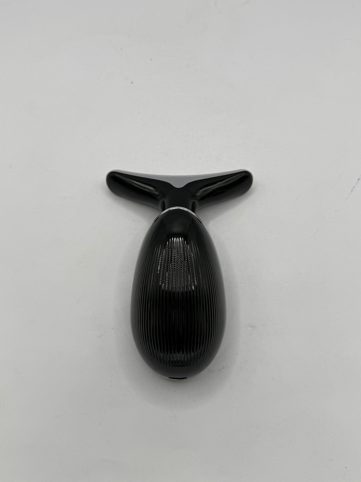 7-in-1 Deplux Face Neck Massager – Glossy Black skin facial care