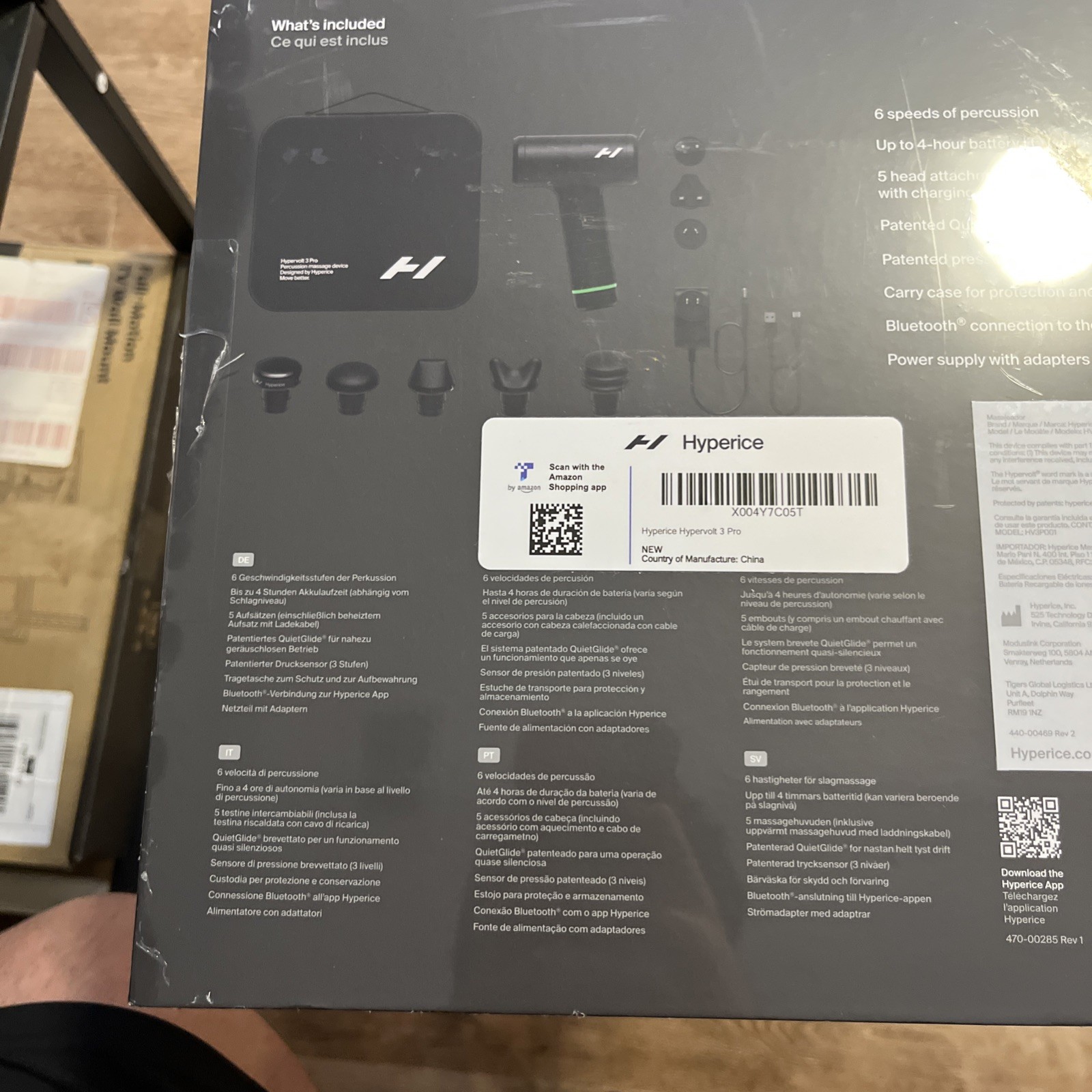 Hyperice Hypervolt 3 Pro Massage Gun Black – BRAND NEW