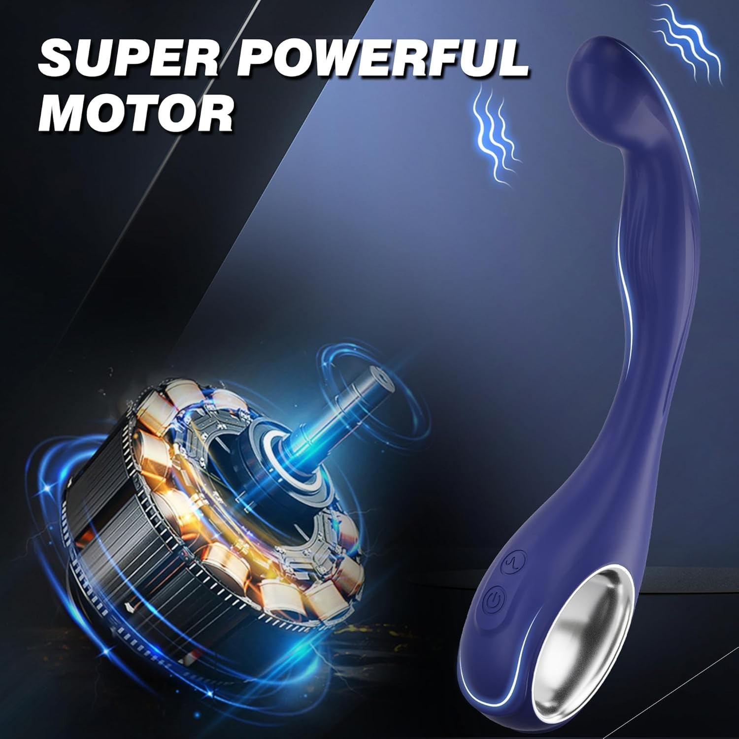 High Quality Silicone Prostate Massager for Men and Women Easy Control Design