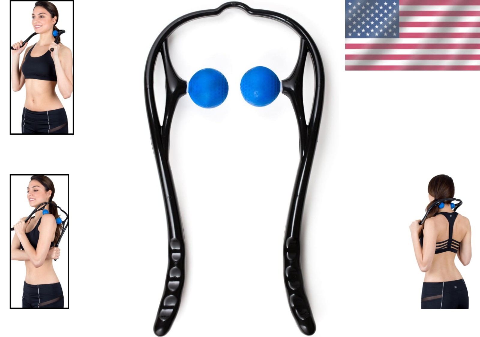 Battery-Powered Deep Tissue Neck and Shoulder Massager – Travel Friendly