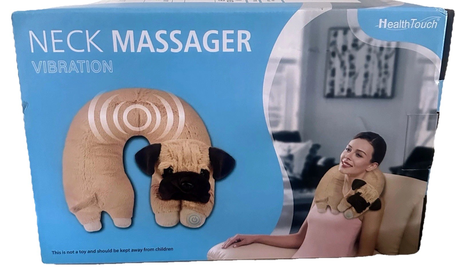 HEALTH TOUCH Huggable Massager Vibration PUPPY DOG Sensory Comfort NEW