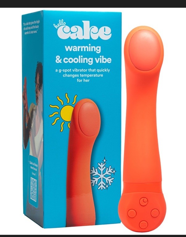 Hello Cake Warming & Cooling Vibe – Personal Massager with Warm & Cool READ DE