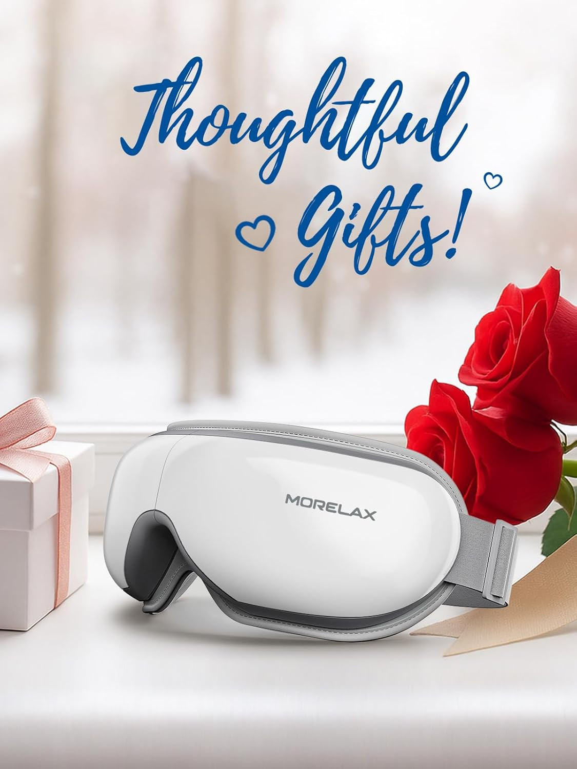 Mothers Day Gifts for Woman,Eye Massager with Heat & Bluetooth Music, Birthday G