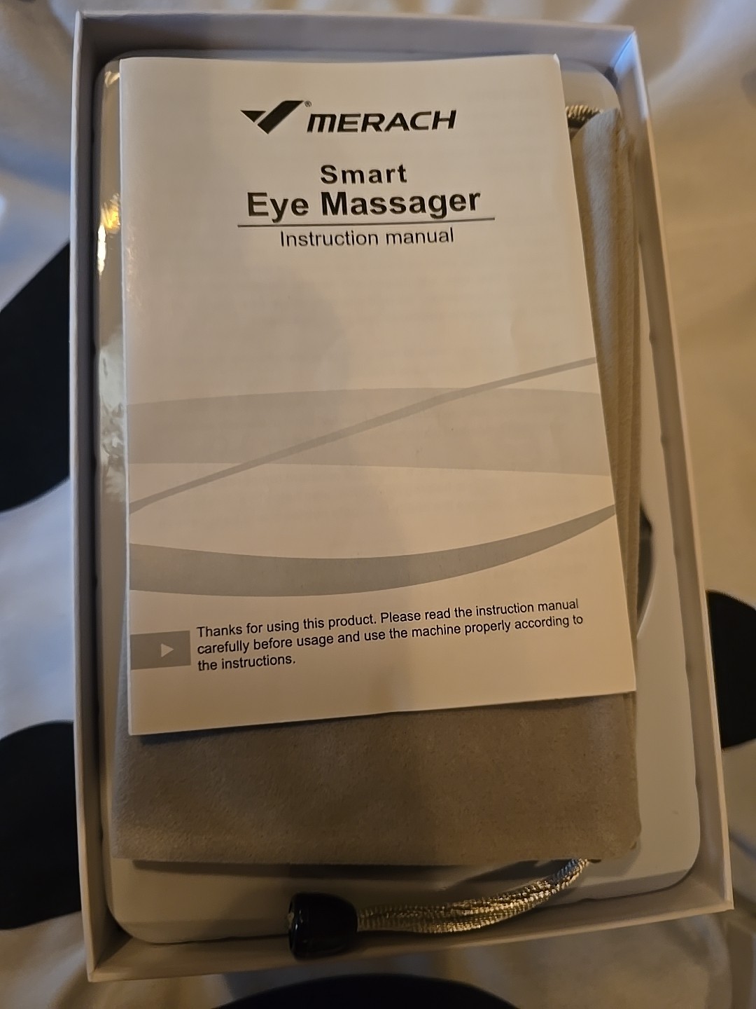 MERACH Eye Massager with Heat Compression Smart Sleep Eye Mask